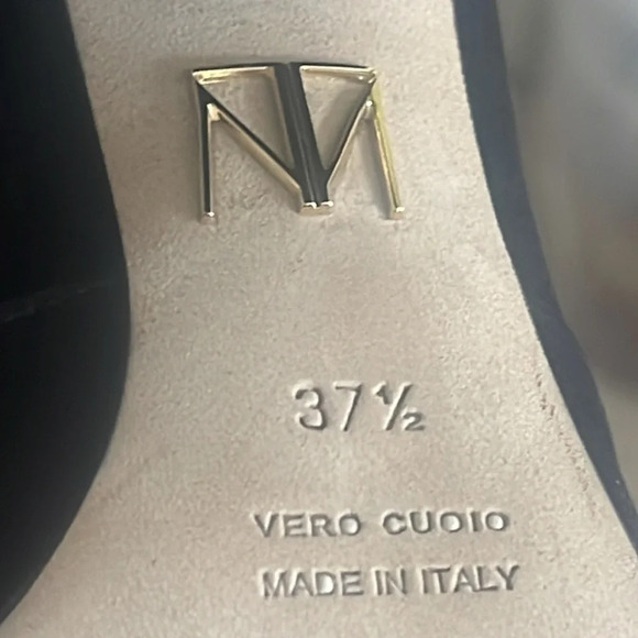 Tamara Mellon Over the Knee Thigh High Suede Black Boots size 37 1/2 or 7.5 US - Picture 11 of 16